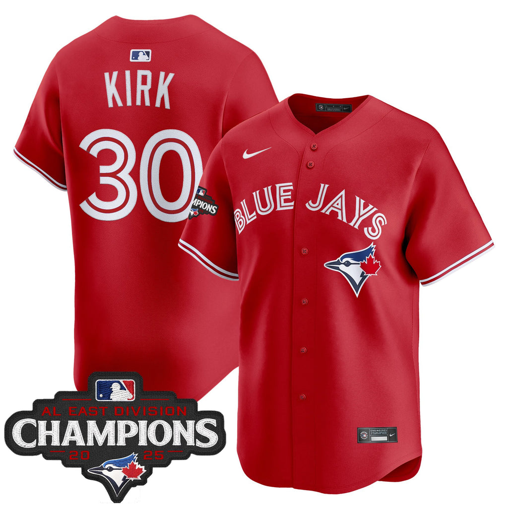 Men's Toronto Blue Jays 2025 AL East Division Champions Vapor Premier Limited Jersey - All Stitched