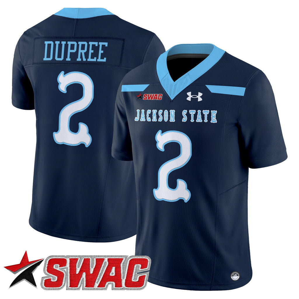 Men's Jackson State Tigers 2025 Vapor Limited Jersey V2 - All Stitched