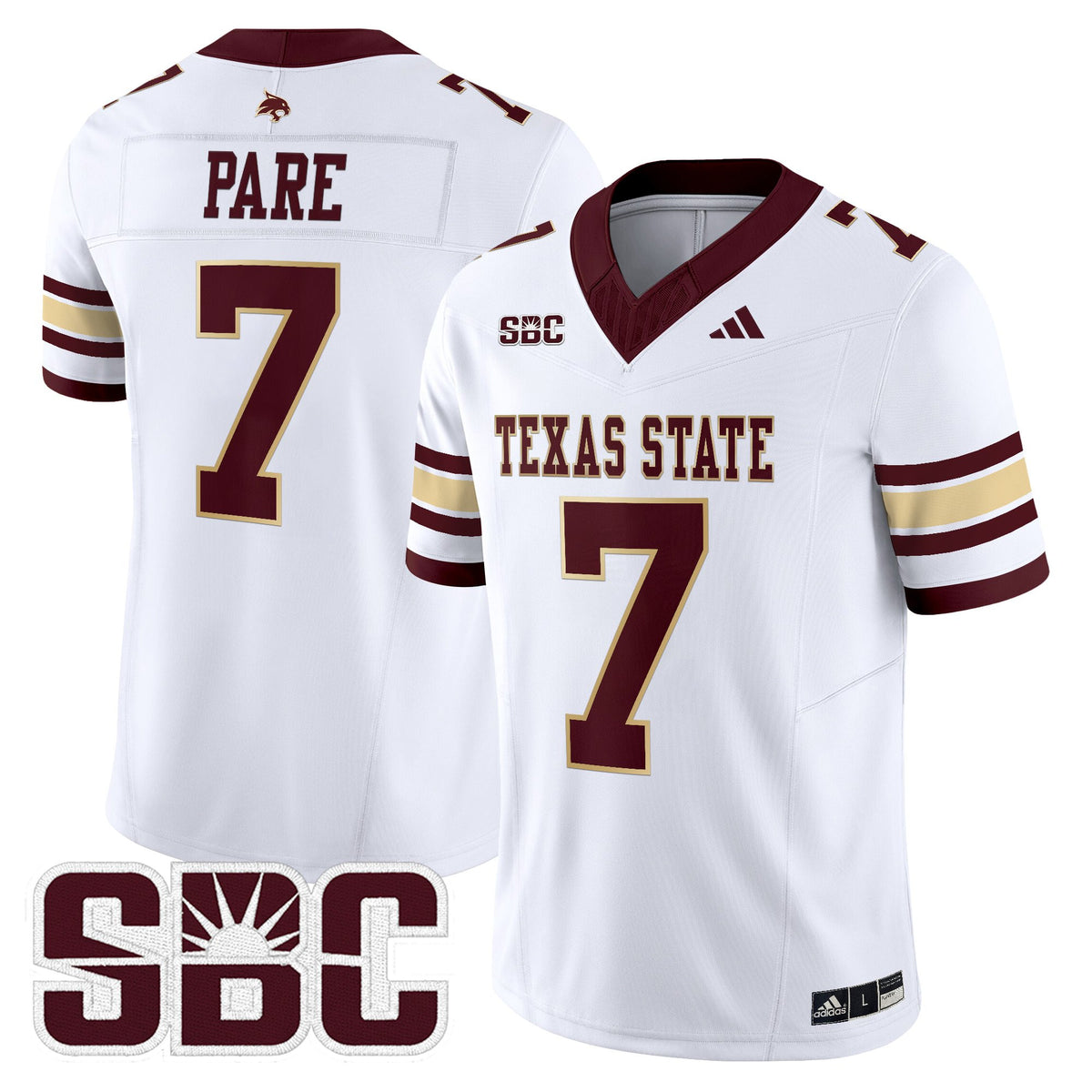 Men's Texas State Bobcats 2025 Vapor Limited Jersey - All Stitched