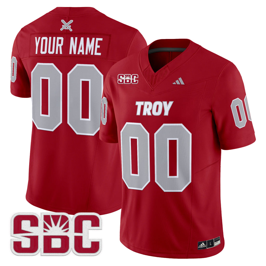 Troy Trojans 2025 Vapor Limited Custom Jersey - All Stitched