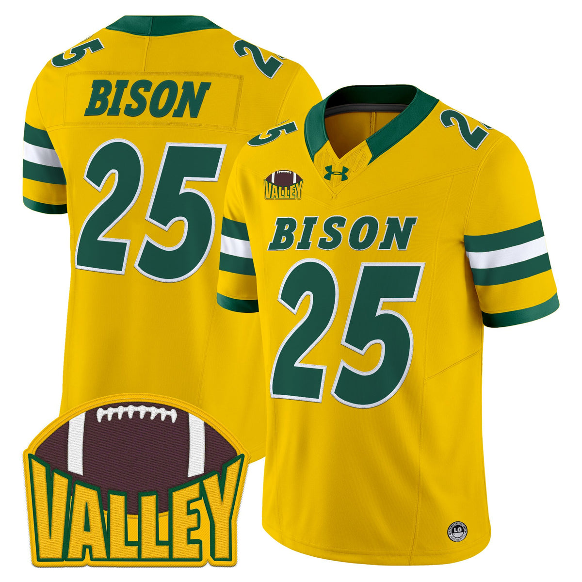 Men's North Dakota State Bison 2025 Vapor Limited Jersey - All Stitched