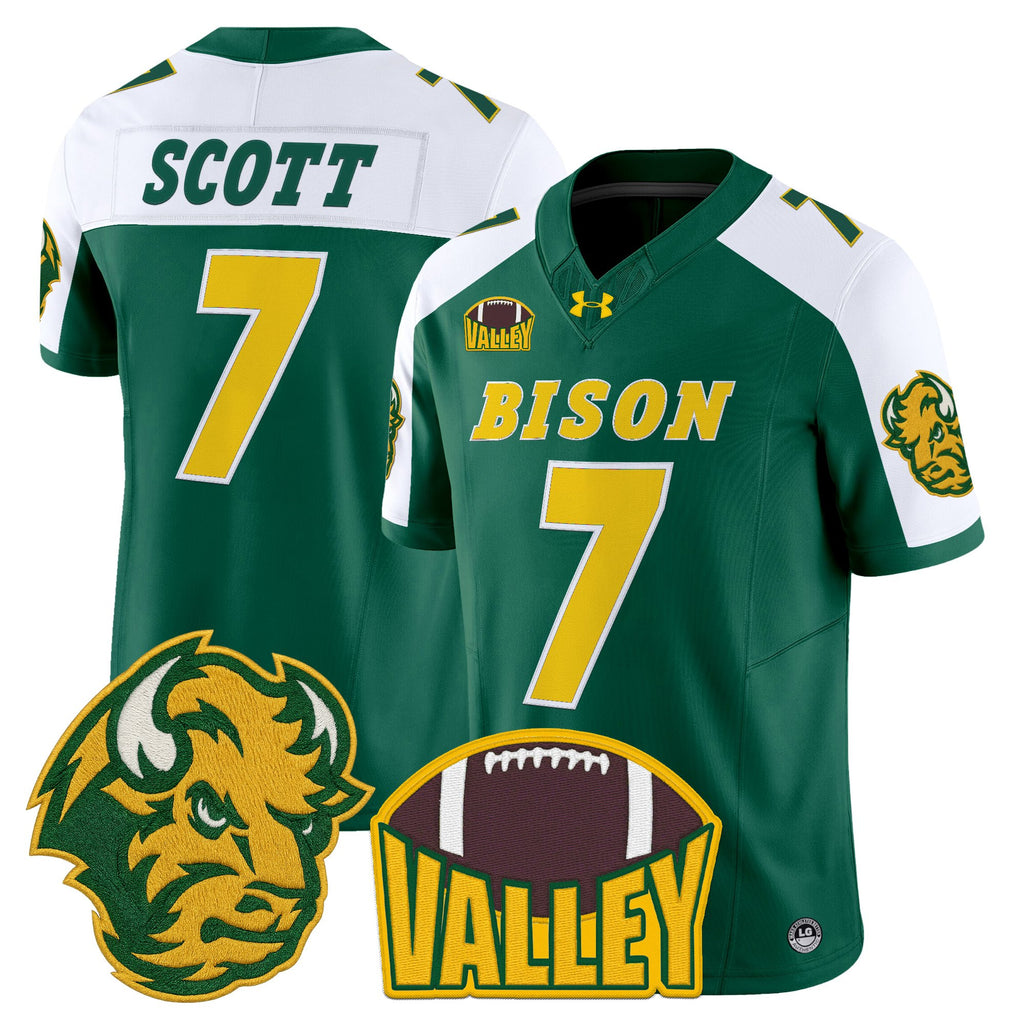 Men's North Dakota State Bison 2025 Vapor Limited Jersey - All Stitched