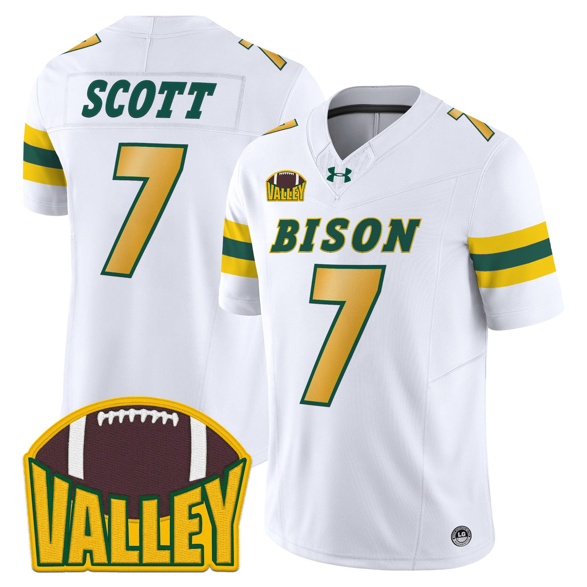 Men's North Dakota State Bison 2025 Vapor Limited Jersey - All Stitched