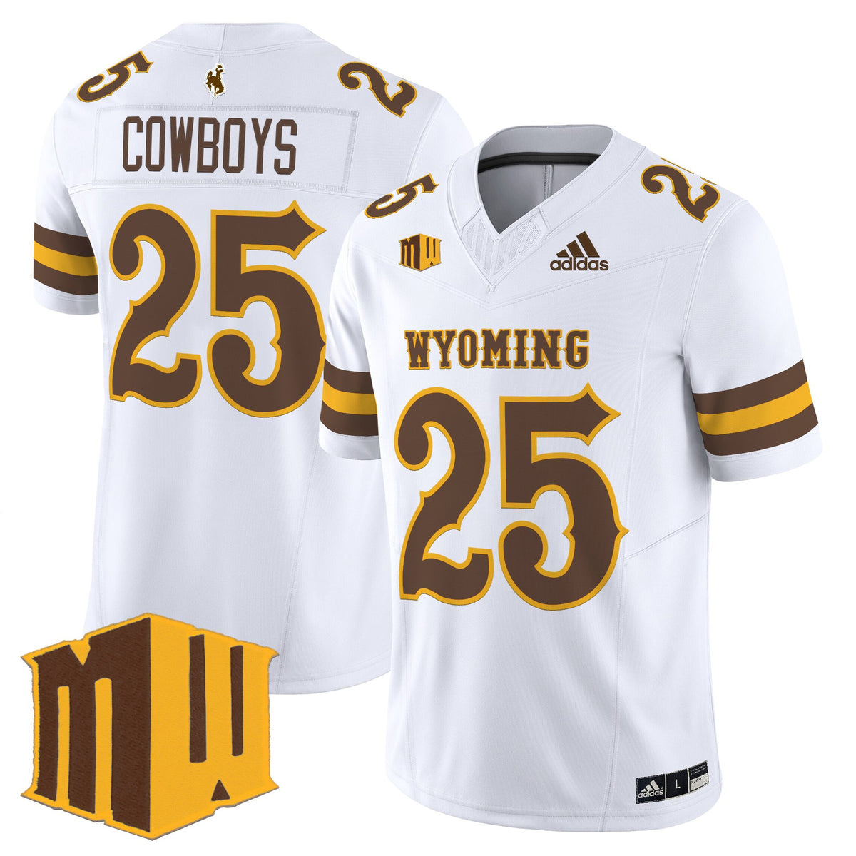 Men's Wyoming Cowboys 2025 Vapor Limited Jersey - All Stitched