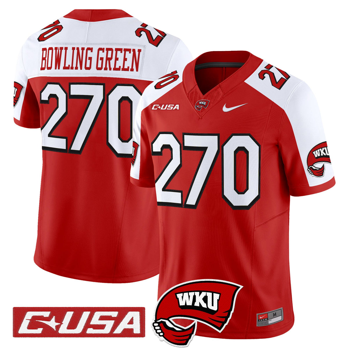 Men's Western Kentucky Hilltoppers 2025 Vapor Limited Jersey - All Stitched