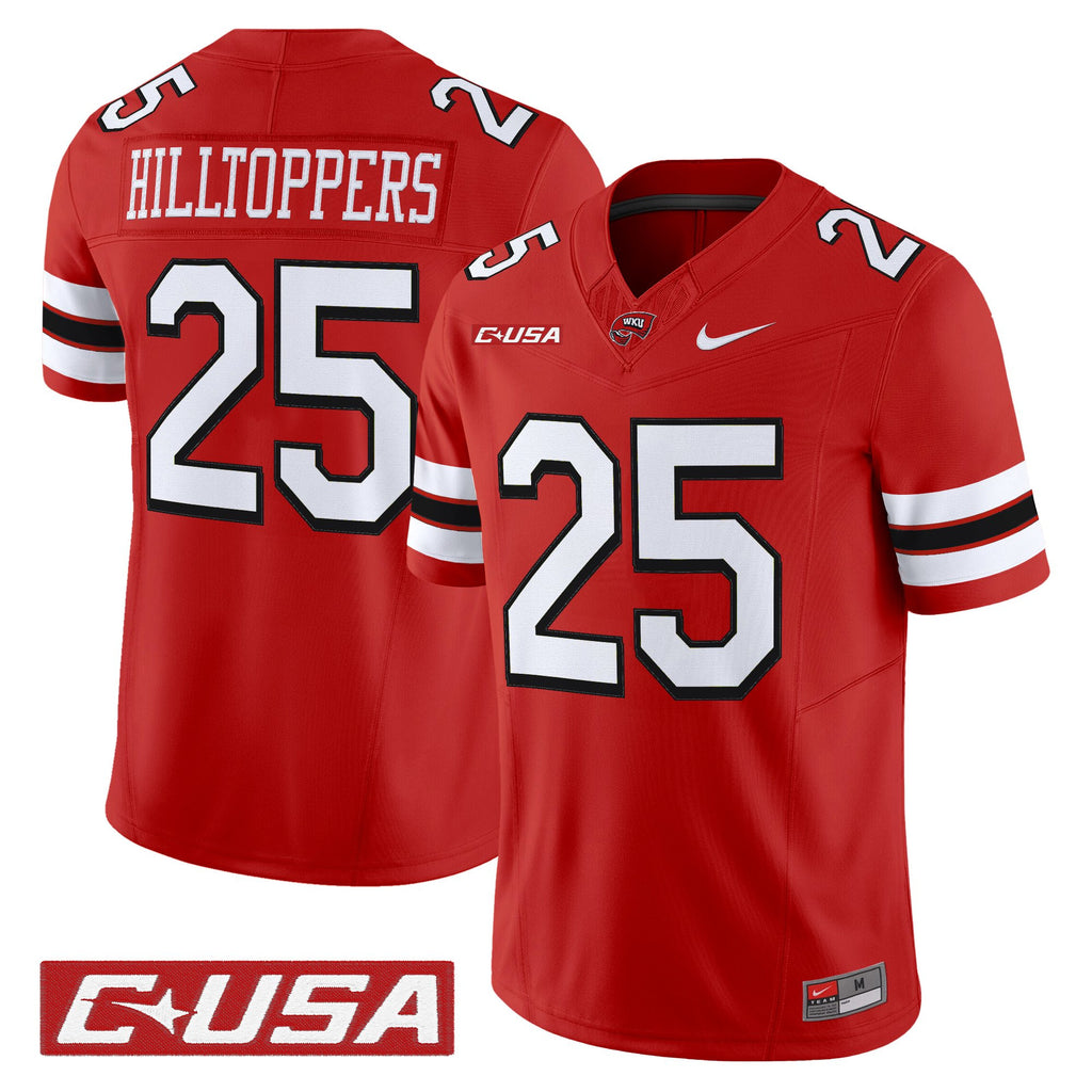 Men's Western Kentucky Hilltoppers 2025 Vapor Limited Jersey - All Stitched