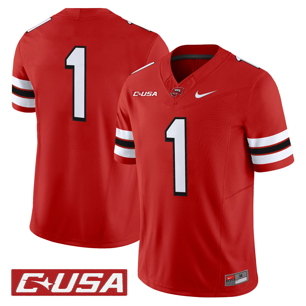 Men's Western Kentucky Hilltoppers 2025 Vapor Limited Jersey - All Stitched