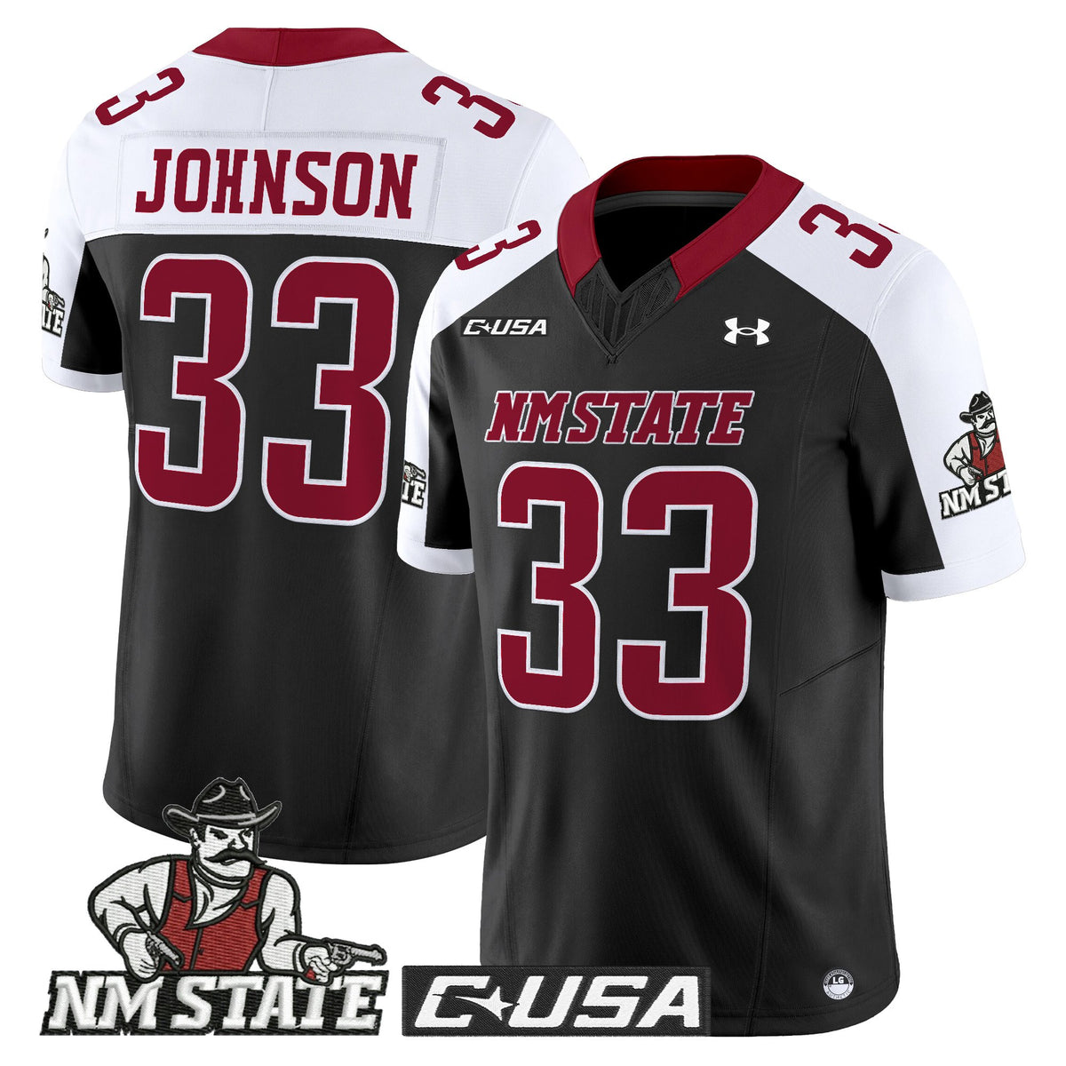 Men's New Mexico State Aggies 2025 Vapor Limited Jersey - All Stitched