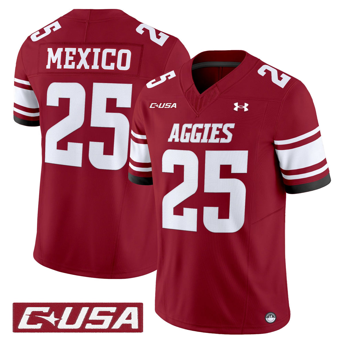 Men's New Mexico State Aggies 2025 Vapor Limited Jersey - All Stitched