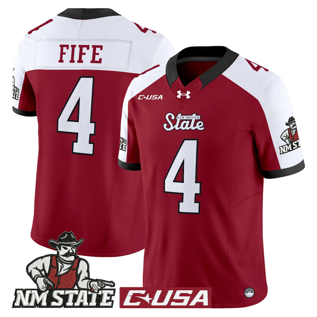 Men's New Mexico State Aggies 2025 Vapor Limited Jersey - All Stitched