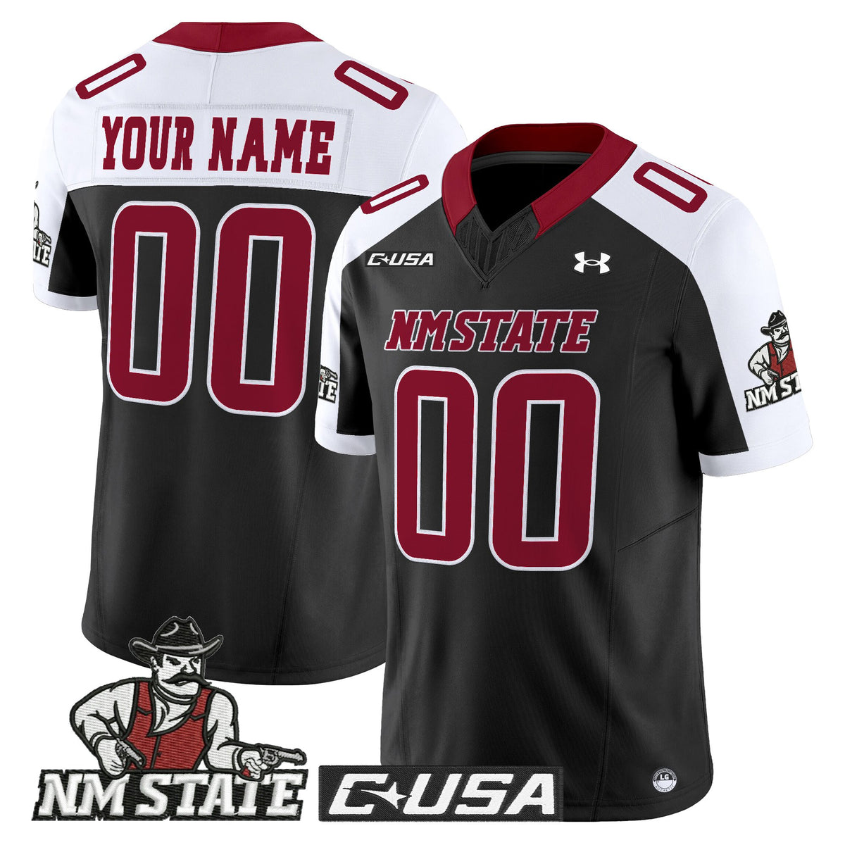 New Mexico State Aggies 2025 Vapor Limited Custom Jersey - All Stitched