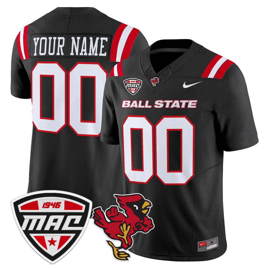 Ball State Cardinals 2025 Vapor Limited Custom Jersey - All Stitched
