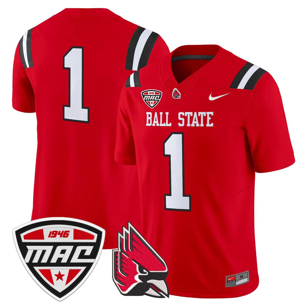 Men's Ball State Cardinals 2025 Vapor Limited Jersey - All Stitched