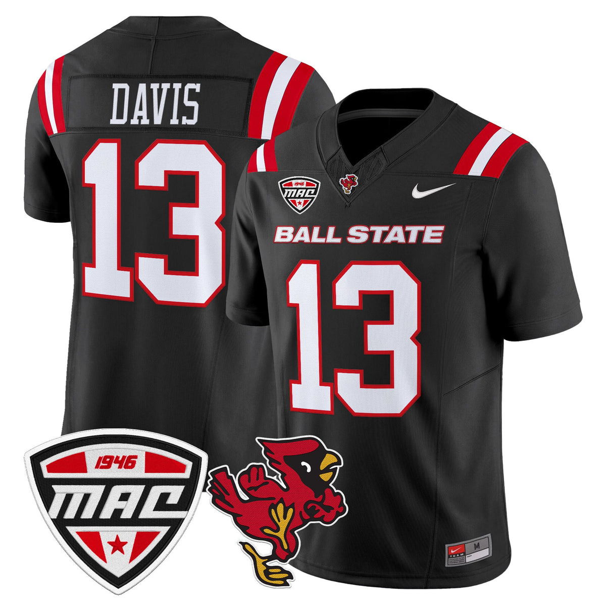 Men's Ball State Cardinals 2025 Vapor Limited Jersey - All Stitched