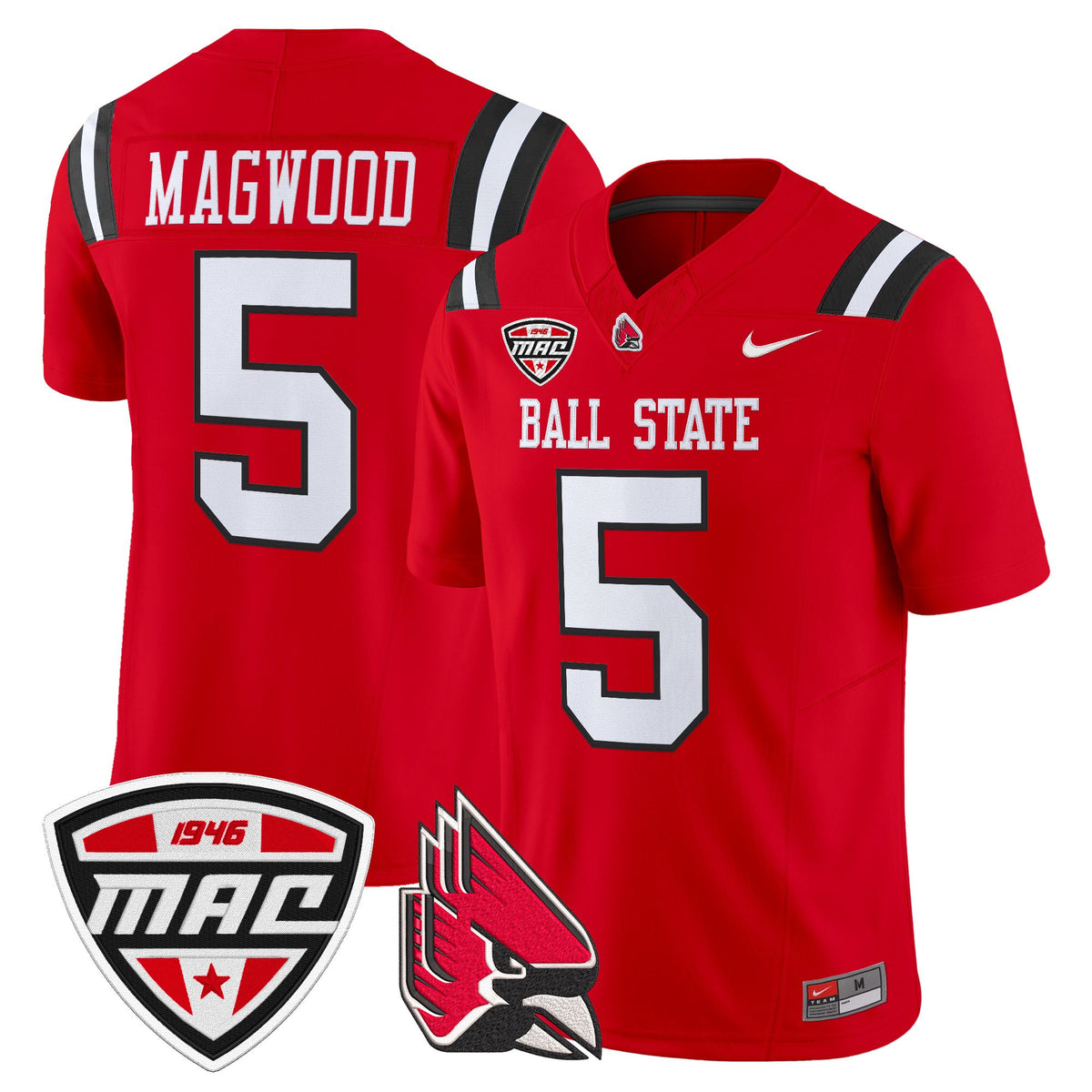 Men's Ball State Cardinals 2025 Vapor Limited Jersey - All Stitched
