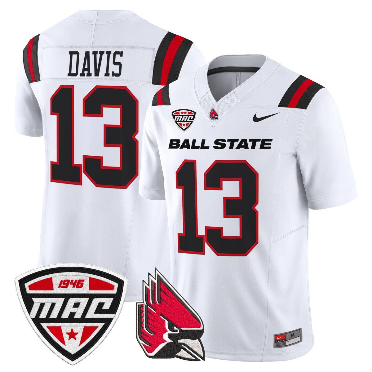 Men's Ball State Cardinals 2025 Vapor Limited Jersey - All Stitched