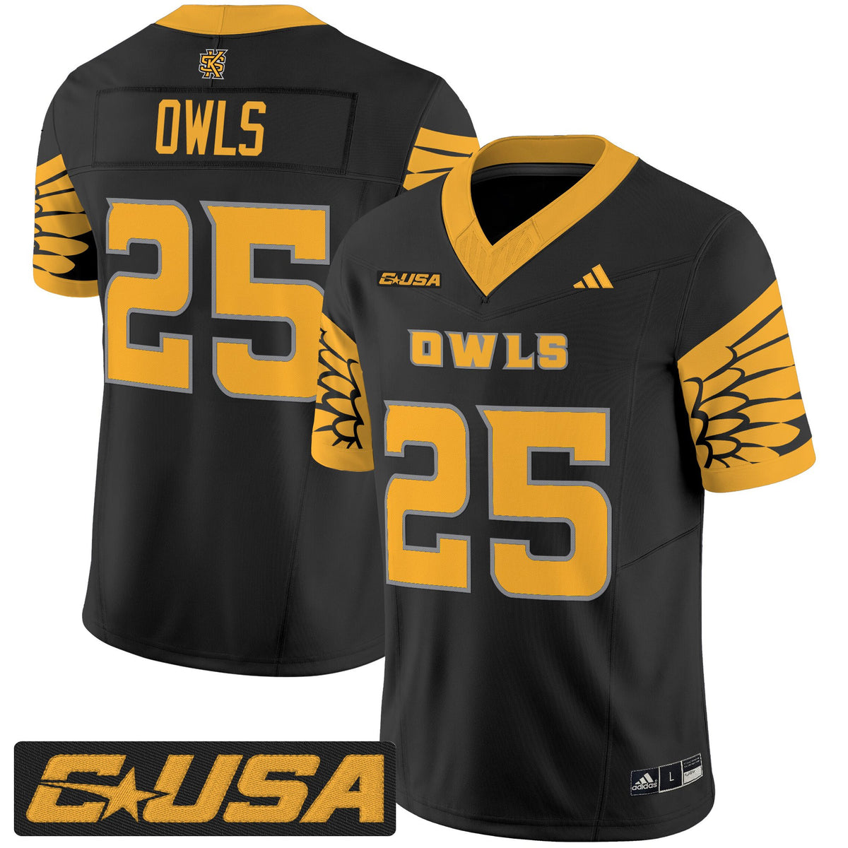 Men's Kennesaw State Owls 2025 Vapor Limited Jersey - All Stitched