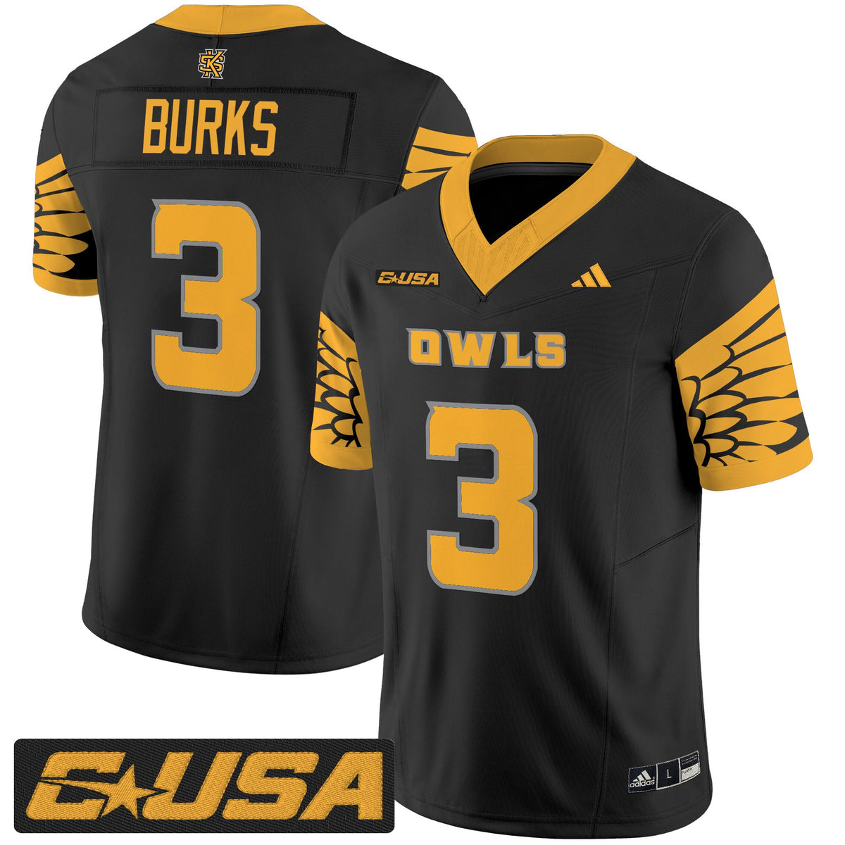 Men's Kennesaw State Owls 2025 Vapor Limited Jersey - All Stitched
