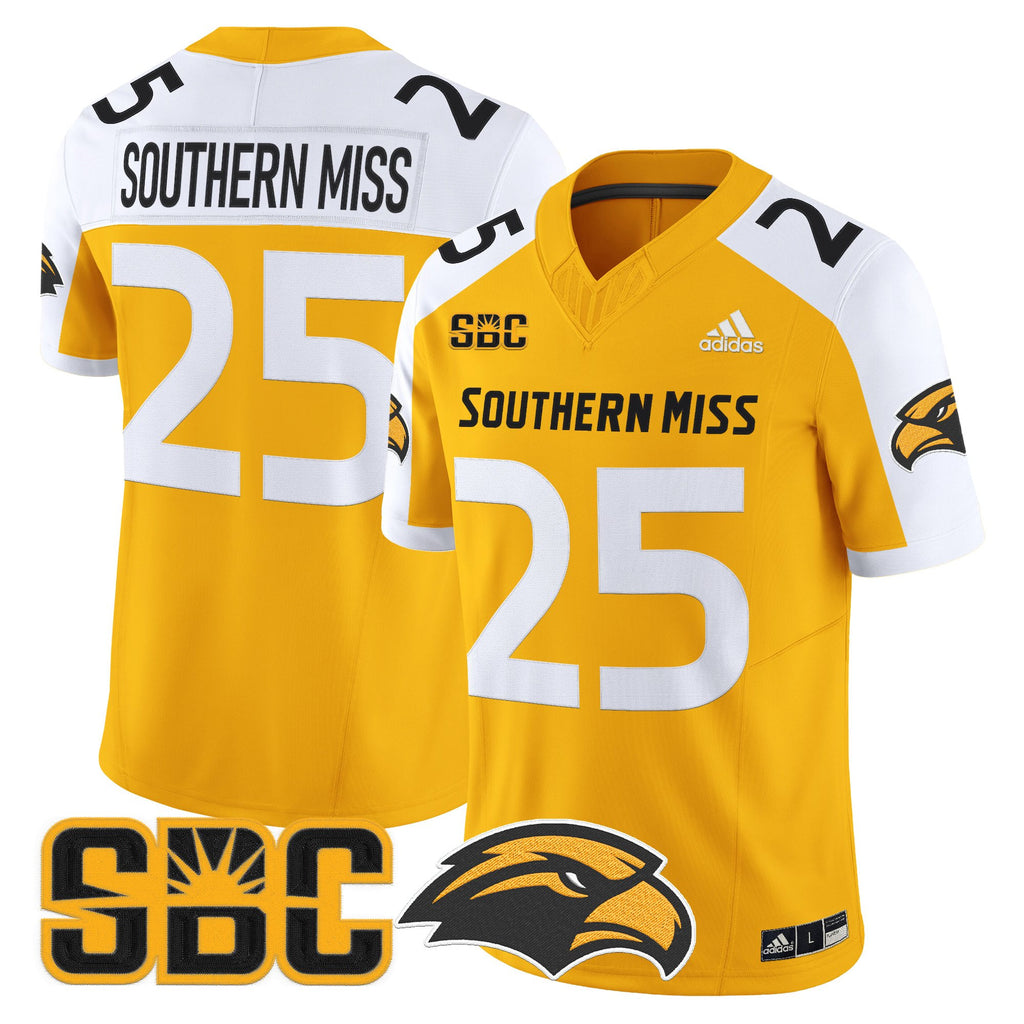 Men's Southern Miss Golden Eagles 2025 Vapor Limited Jersey - All Stitched