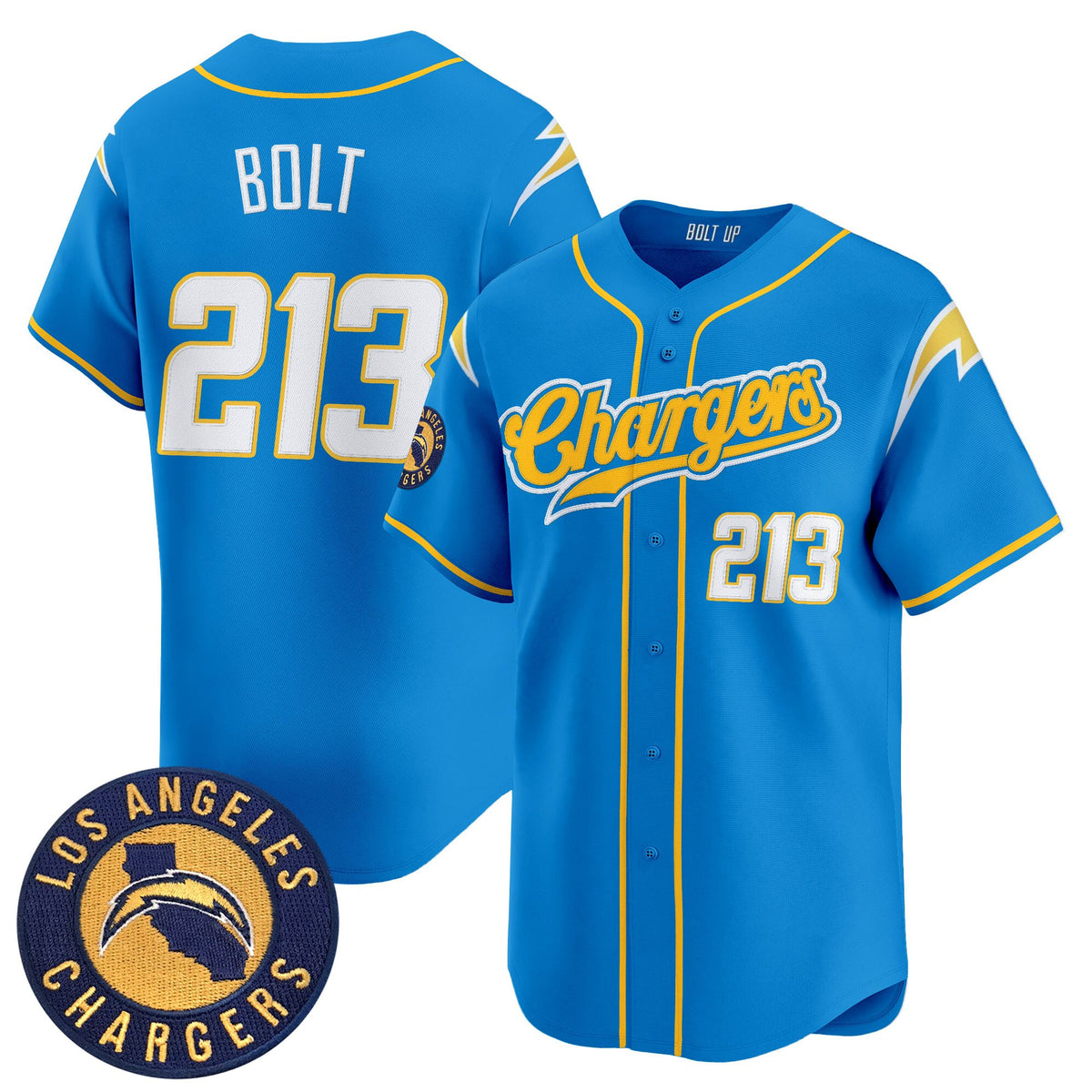 Men's Los Angeles Chargers 2025 Vapor Limited Baseball Jersey - All Stitched