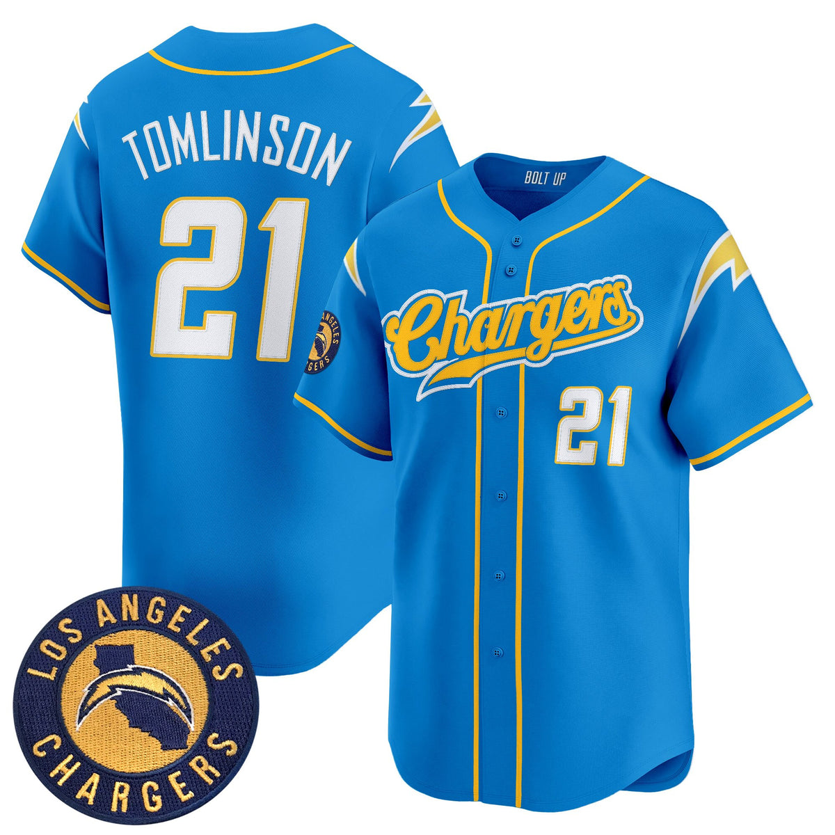 Men's Los Angeles Chargers 2025 Vapor Limited Baseball Jersey - All Stitched