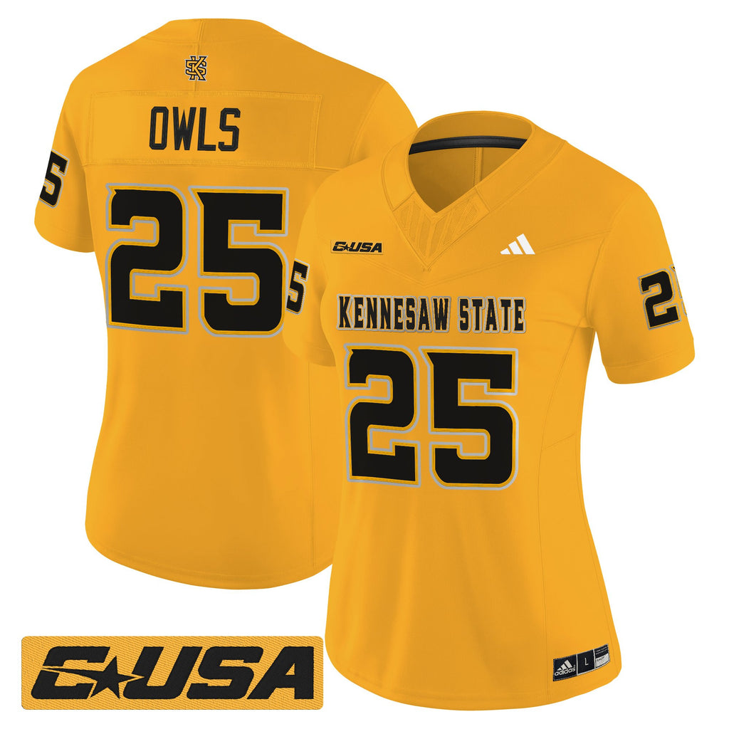 Women's Kennesaw State Owls 2025 Vapor Limited Jersey - All Stitched