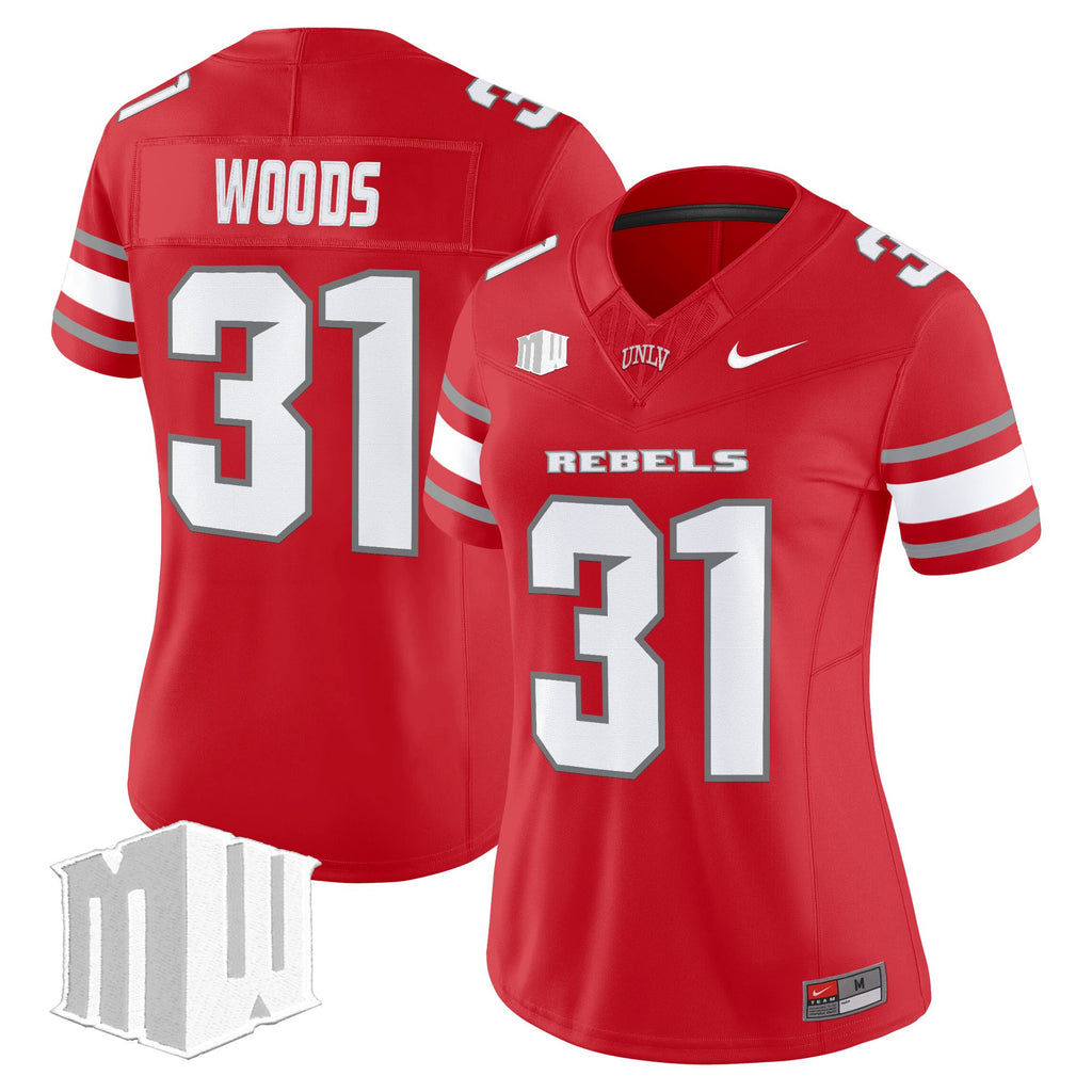 Women's UNLV Rebels 2025 Vapor Limited Jersey - All Stitched