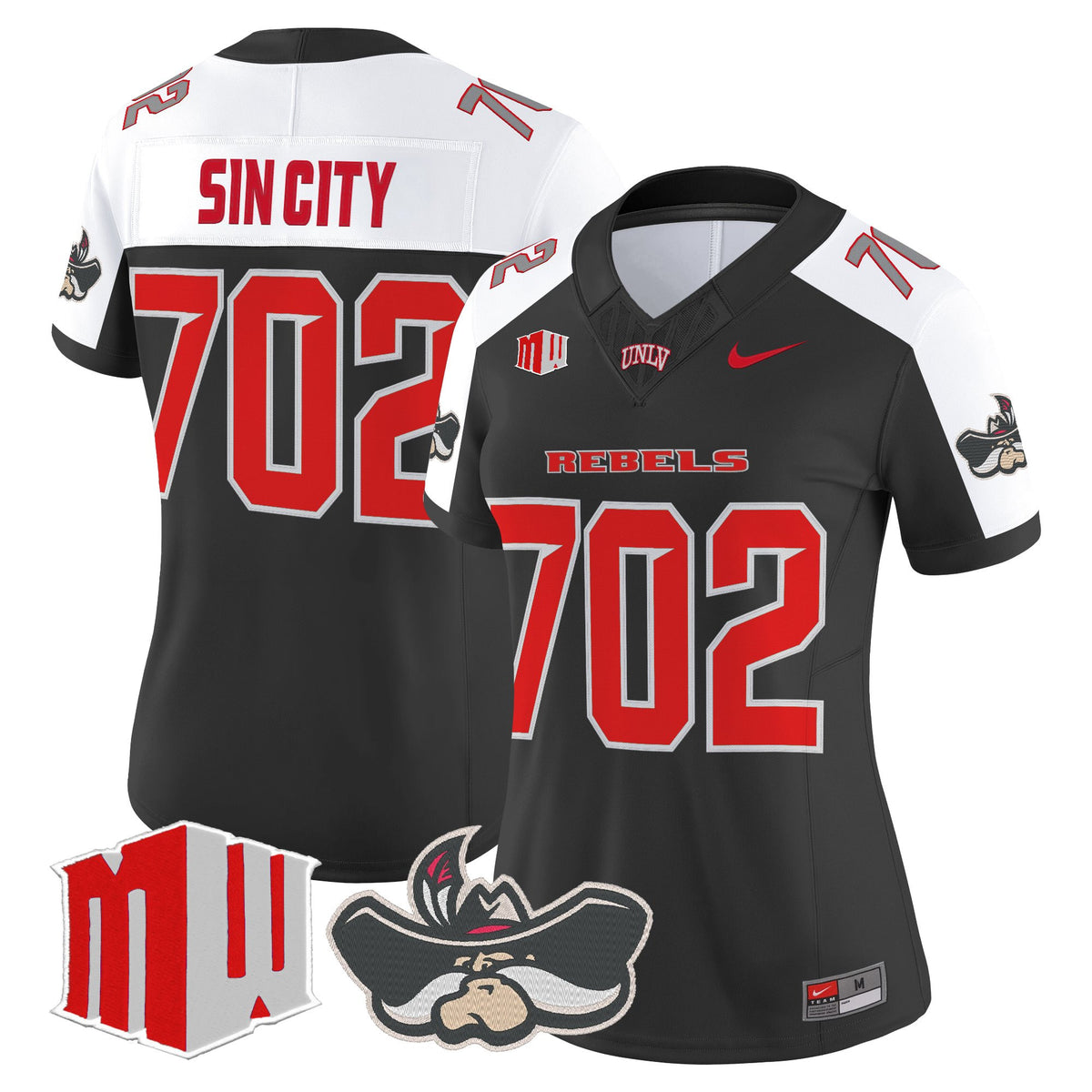 Women's UNLV Rebels 2025 Vapor Limited Jersey - All Stitched