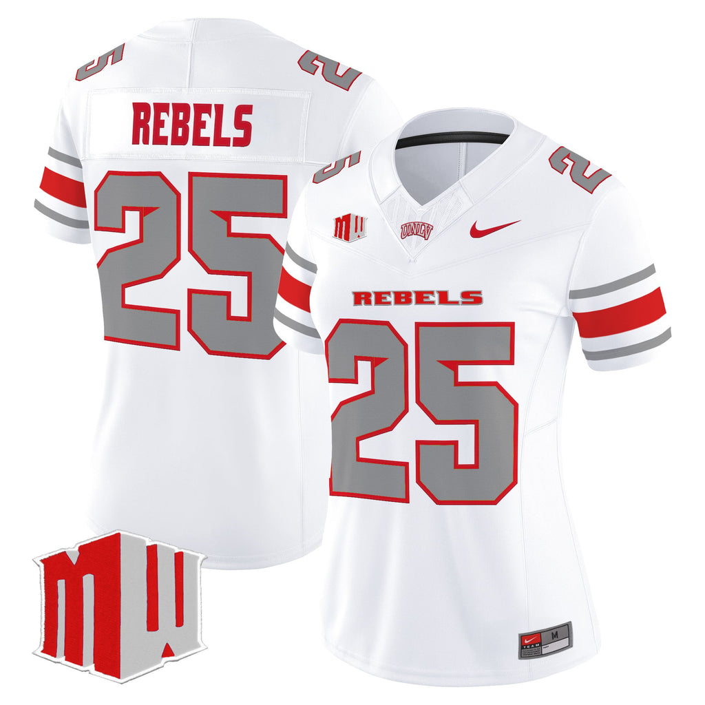 Women's UNLV Rebels 2025 Vapor Limited Jersey - All Stitched
