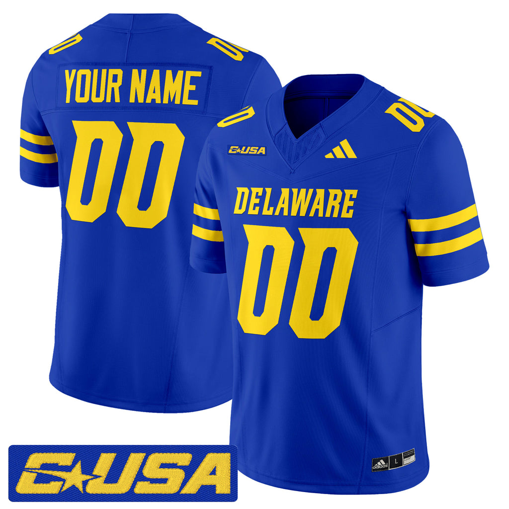 Delaware Blue Hens 2025 Vapor Limited Custom Jersey - All Stitched