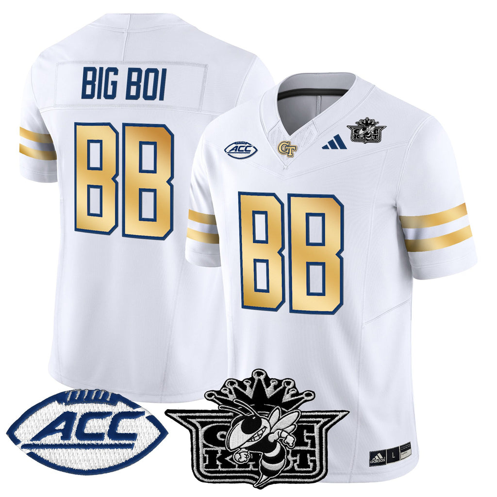 Men's Outkast x Georgia Tech Yellow Jackets 2025 Vapor Limited Jersey - All stitched