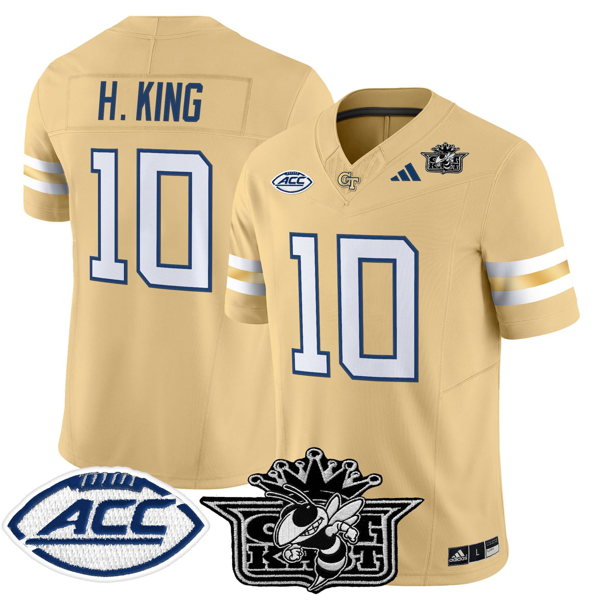 Men's Outkast x Georgia Tech Yellow Jackets 2025 Vapor Limited Jersey - All stitched