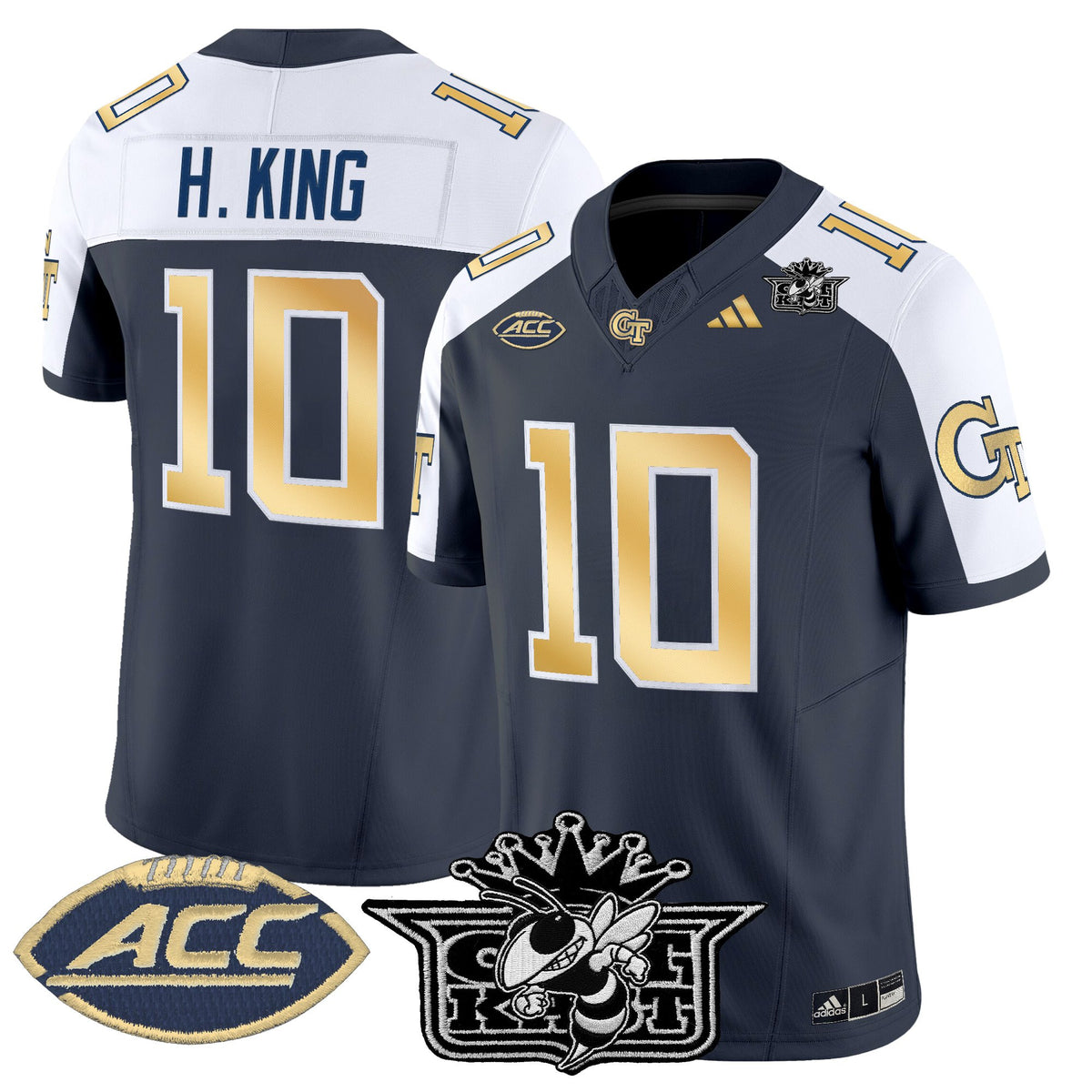 Men's Outkast x Georgia Tech Yellow Jackets 2025 Vapor Limited Jersey - All stitched