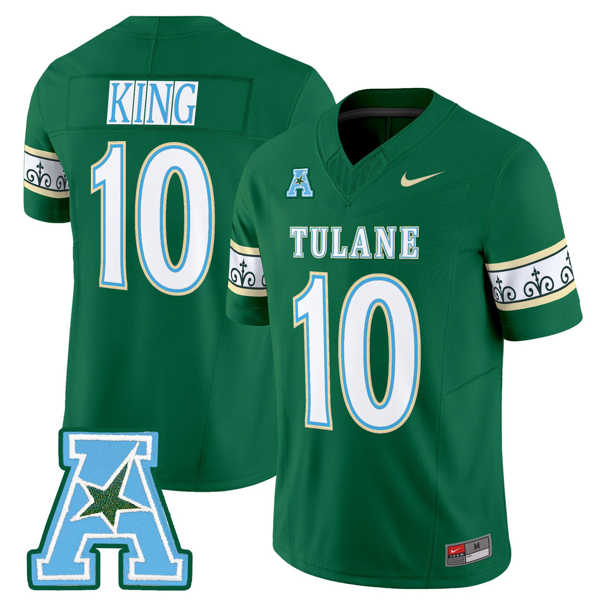 Men's Tulane Green Wave 2025 'City Edition' Vapor Limited Jersey - All Stitched