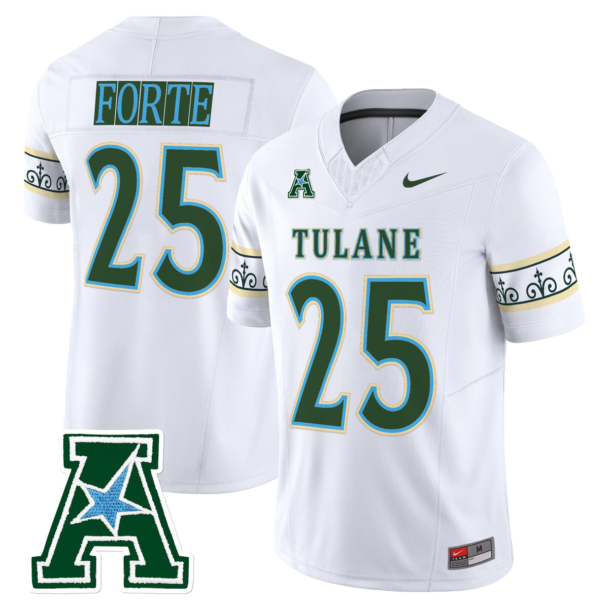 Men's Tulane Green Wave 2025 'City Edition' Vapor Limited Jersey - All Stitched