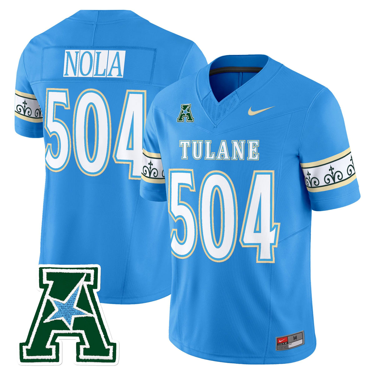 Men's Tulane Green Wave 2025 'City Edition' Vapor Limited Jersey - All Stitched