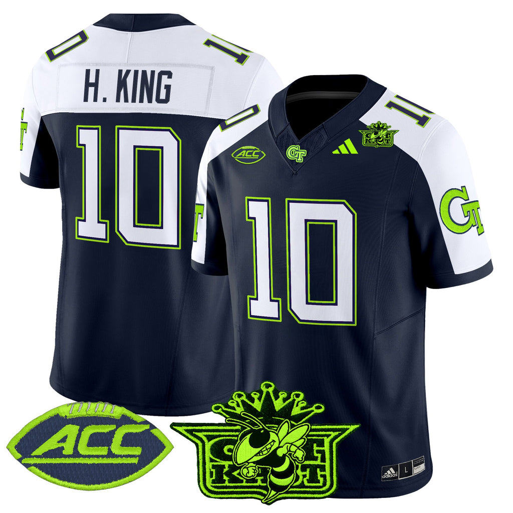 Men's Outkast x Georgia Tech Yellow Jackets 2025 Atliens Vapor Limited Jersey - All Stitched