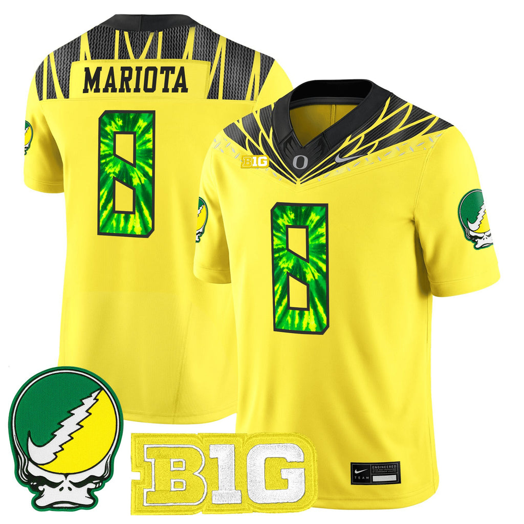 Men's Oregon Ducks 2025 "Grateful Ducks" Vapor Limited Jersey - All Stitched