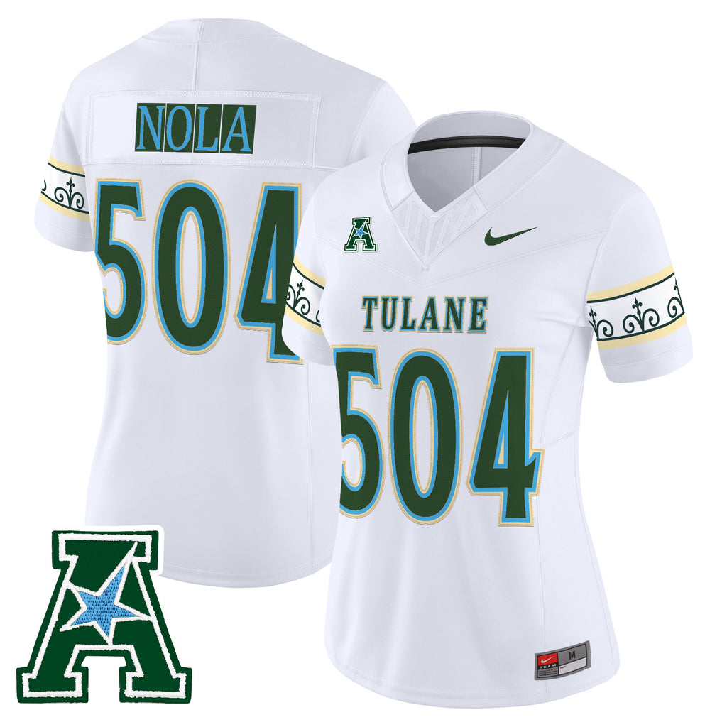 Women's Tulane Green Wave 2025 'City Edition' Vapor Limited Jersey - All Stitched
