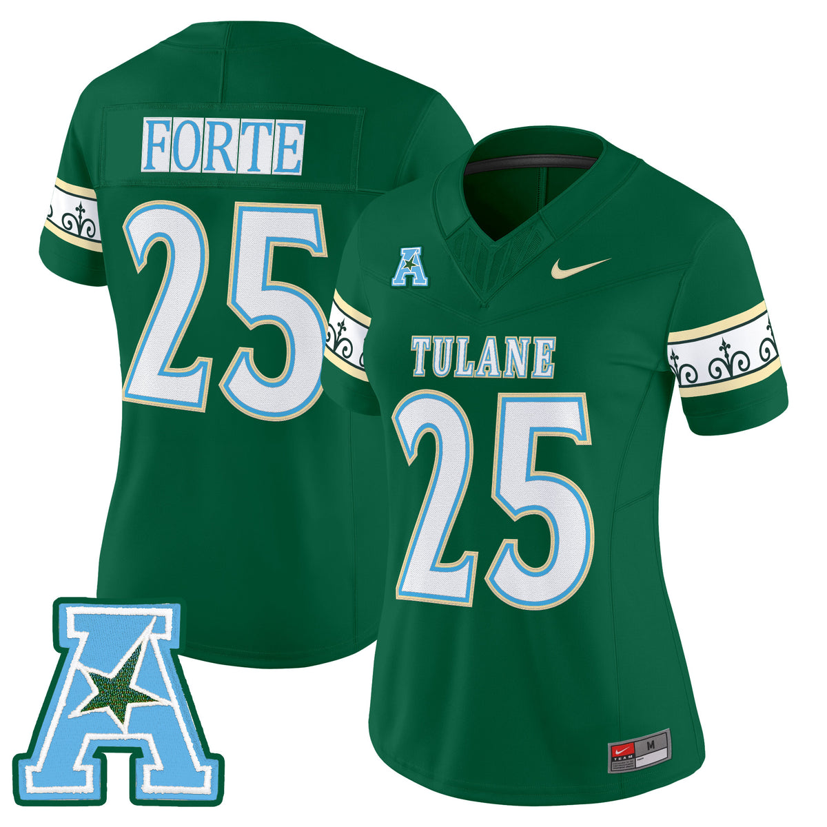 Women's Tulane Green Wave 2025 'City Edition' Vapor Limited Jersey - All Stitched