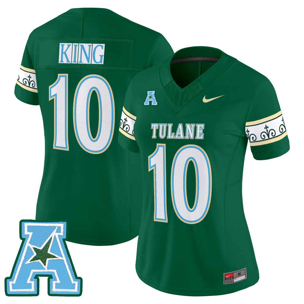 Women's Tulane Green Wave 2025 'City Edition' Vapor Limited Jersey - All Stitched
