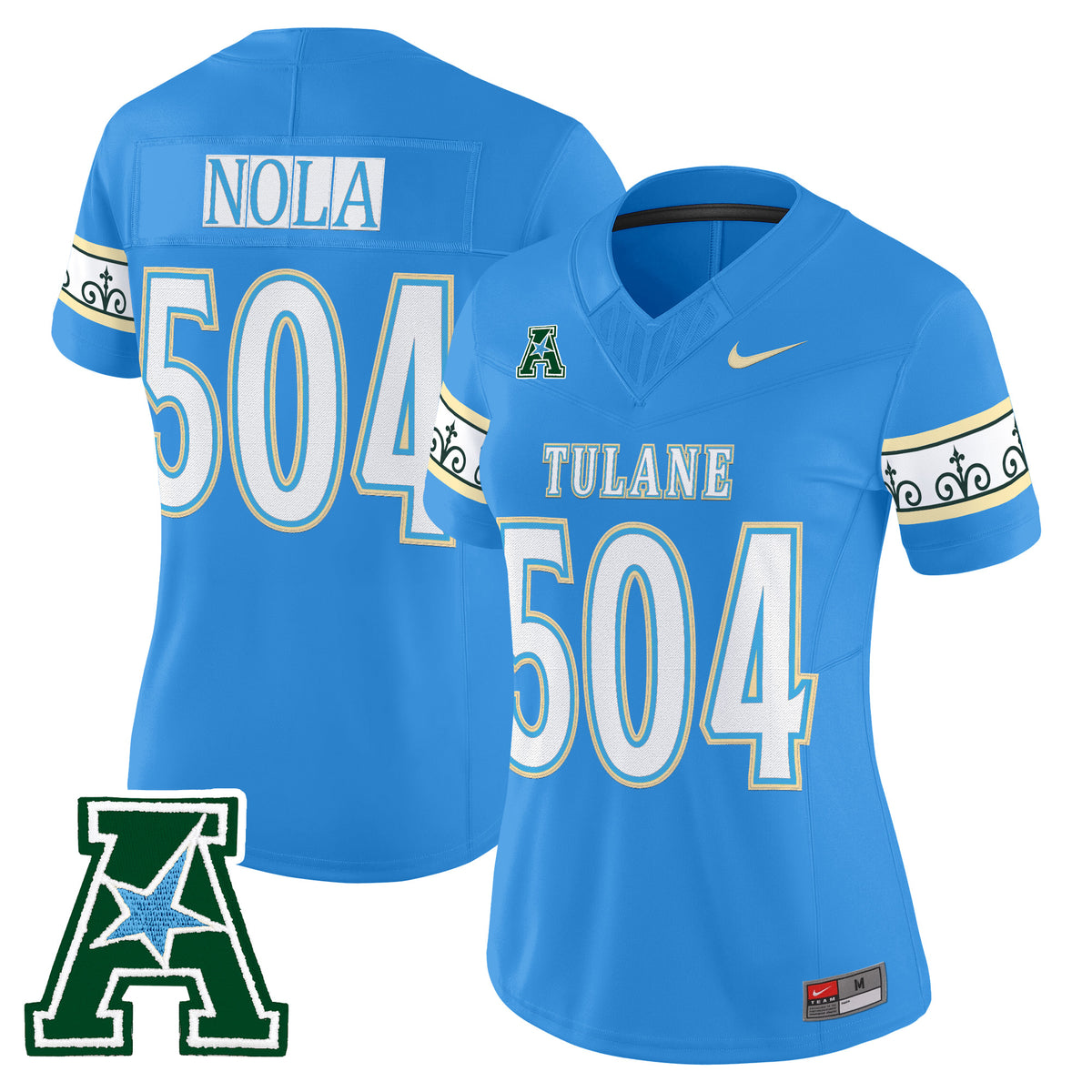 Women's Tulane Green Wave 2025 'City Edition' Vapor Limited Jersey - All Stitched
