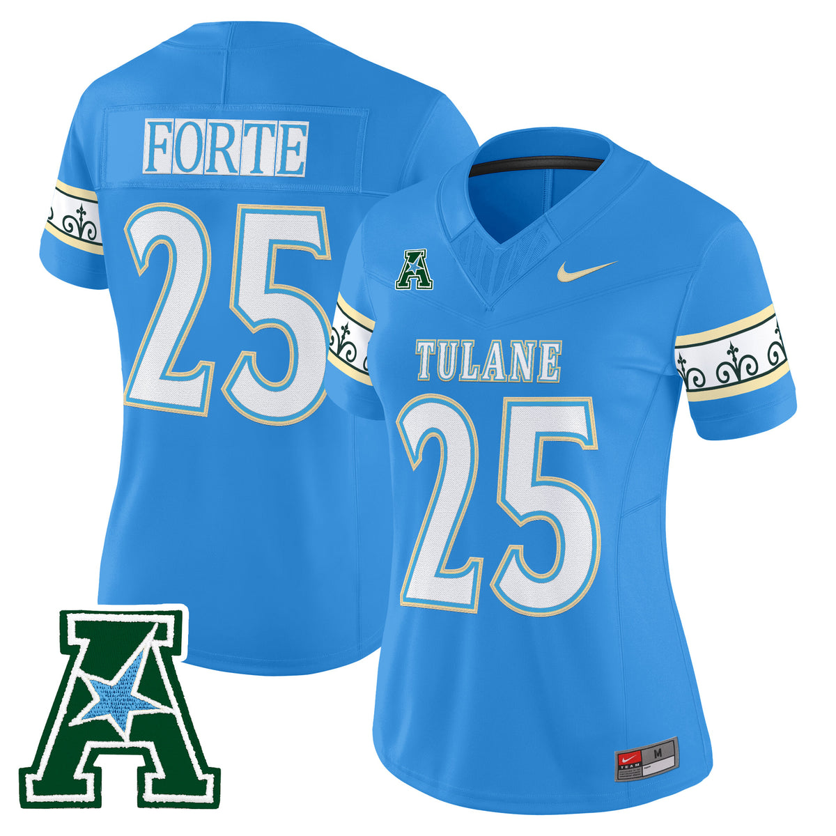 Women's Tulane Green Wave 2025 'City Edition' Vapor Limited Jersey - All Stitched