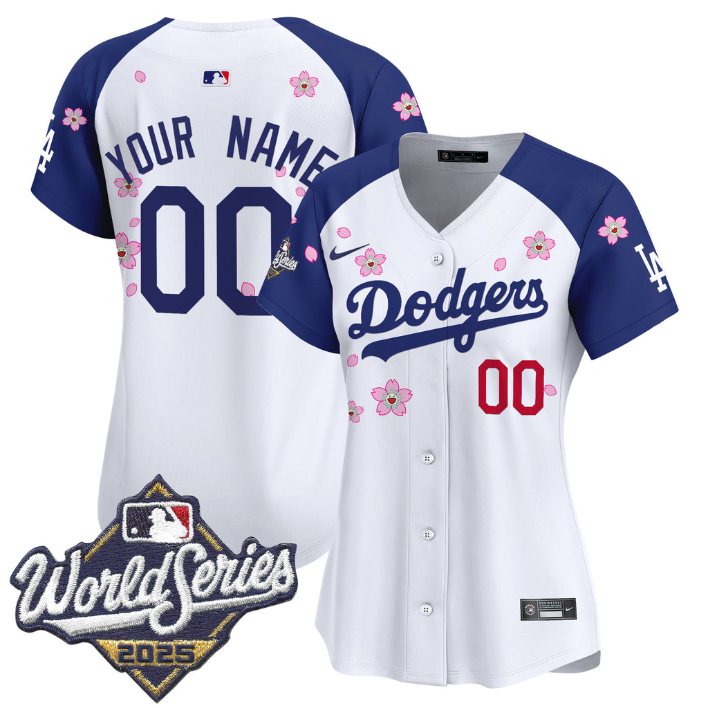 Dodgers 2025 World Series x Tokyo Series Vapor Premier Limited Custom Jersey - All Stitched