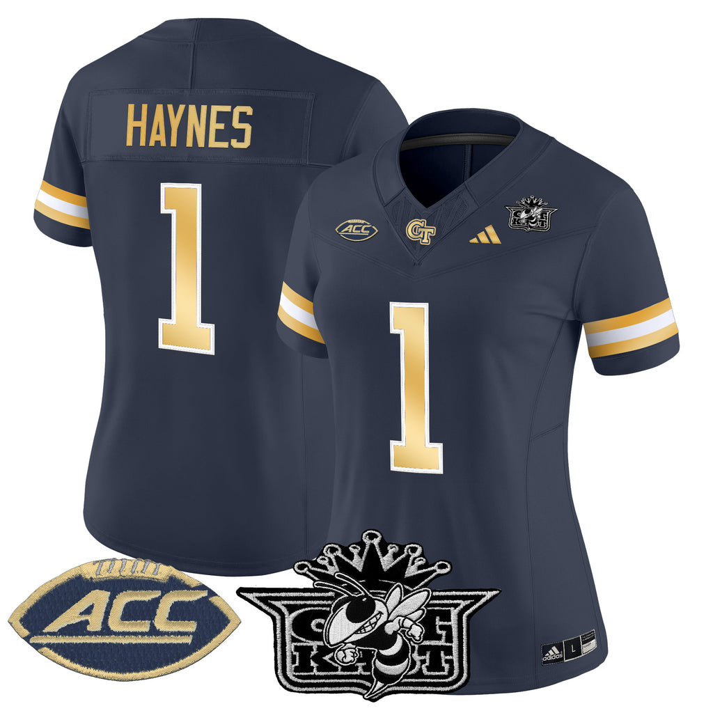 Women's Outkast x Georgia Tech Yellow Jackets 2025 Vapor Limited Jersey - All stitched