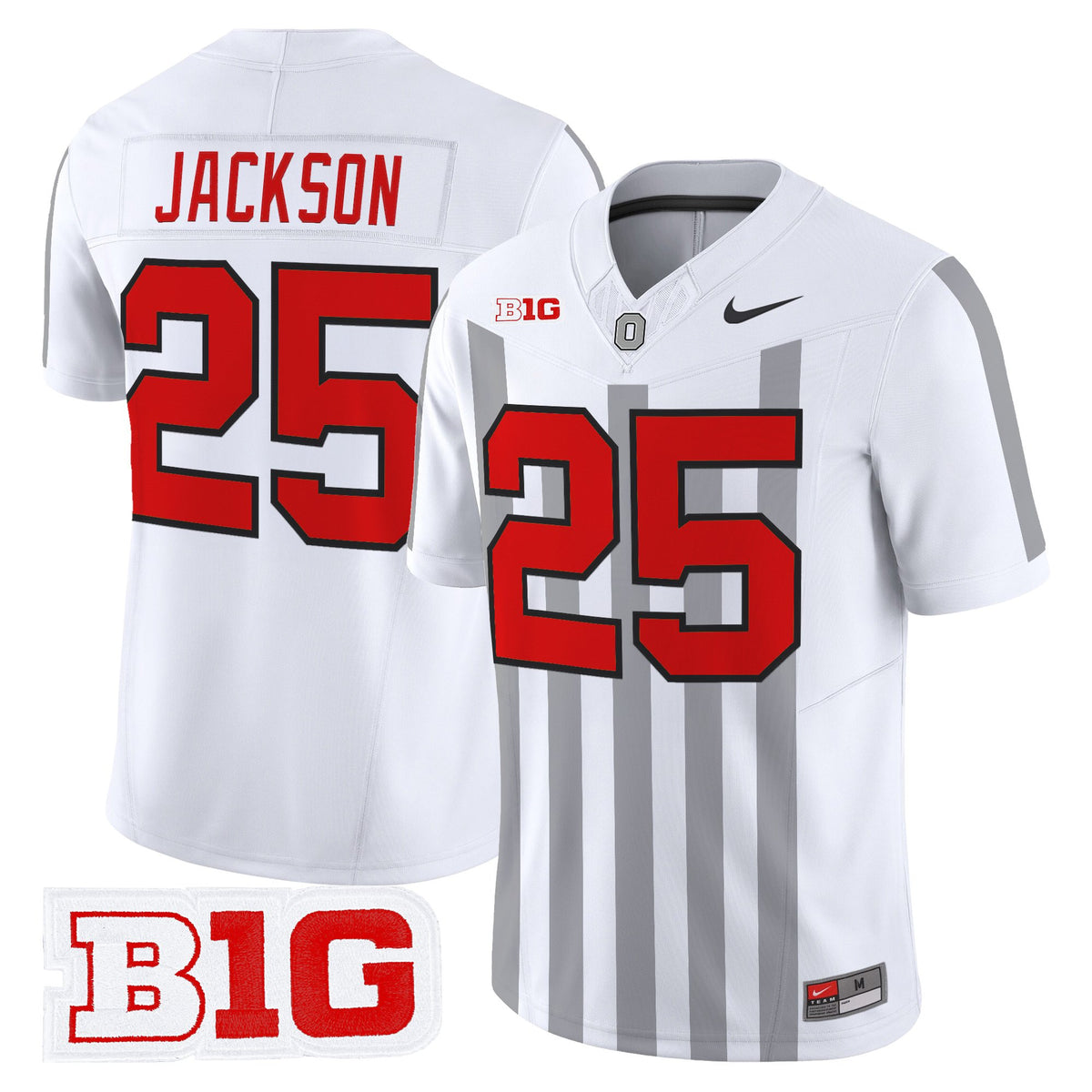 Men's Ohio State Buckeyes Throwback Vapor Limited Jersey - All Stitched