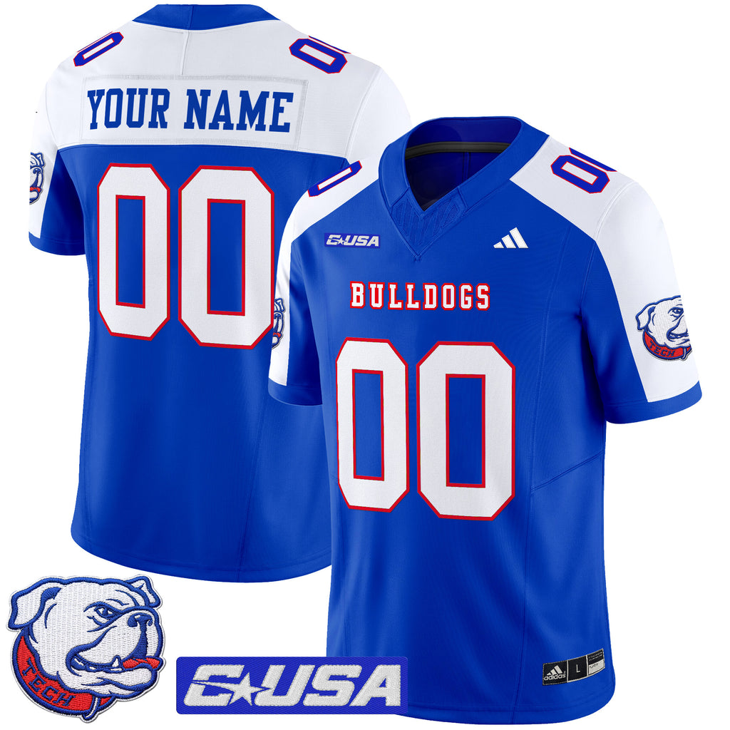 Louisiana Tech Bulldogs 2025 Vapor Limited Custom Jersey - All Stitched