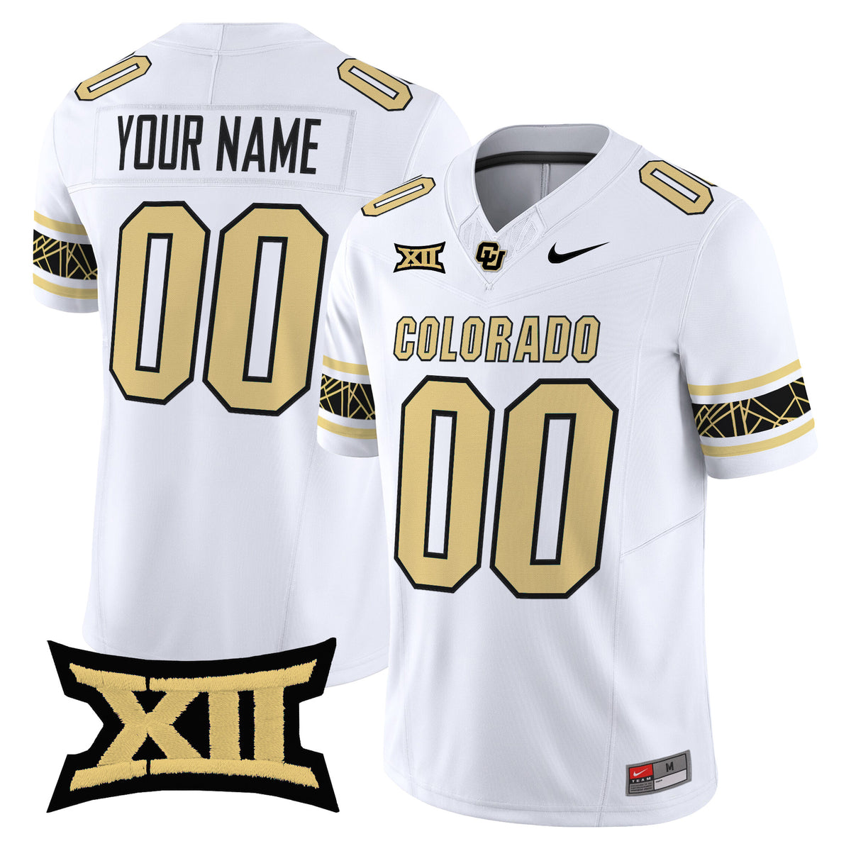 Colorado Buffaloes 2025 Vapor Limited Custom Jersey V2 - All Stitched