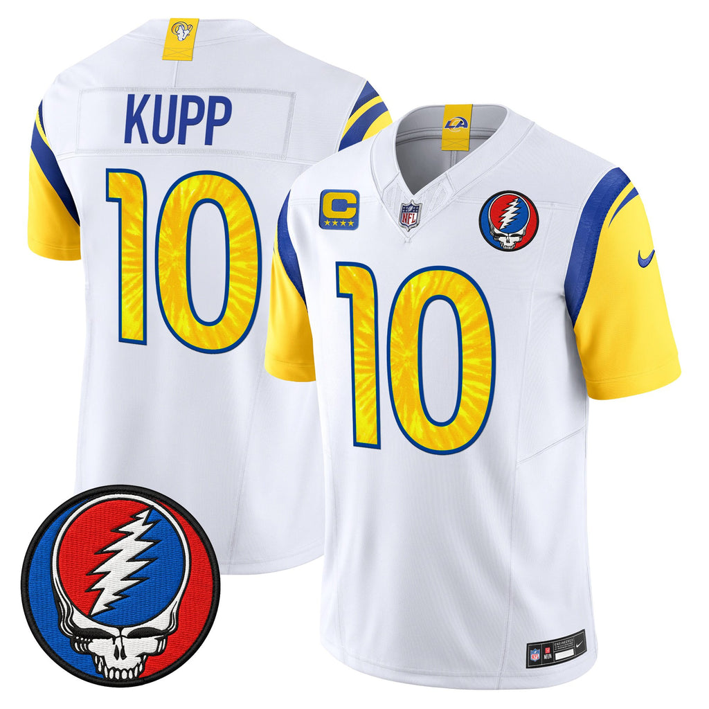 Men's Los Angeles Rams x Grateful Dead Vapor Limited Jersey - All Stitched