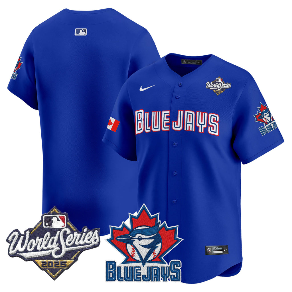 Men's Toronto Blue Jays 2025 World Series Vapor Premier Limited Jersey V3 - All Stitched